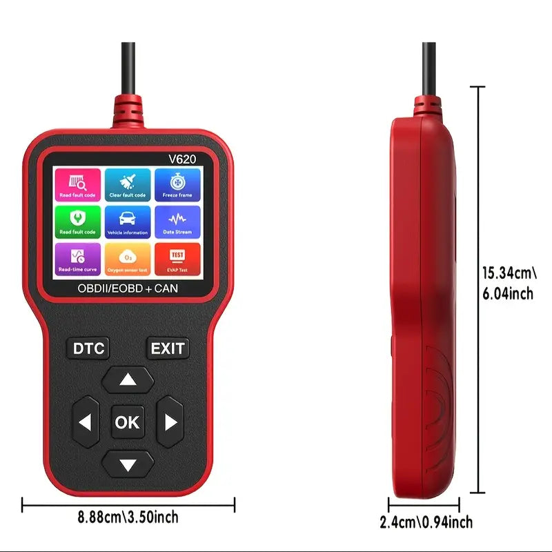Tester Diagnoză Auto OBD2 V620 – Scanner Auto Profesional