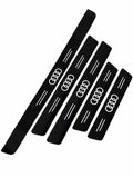 Protectie praguri Audi Set 5 piese Ornamente praguri aspect Carbon Audi + Portbagaj