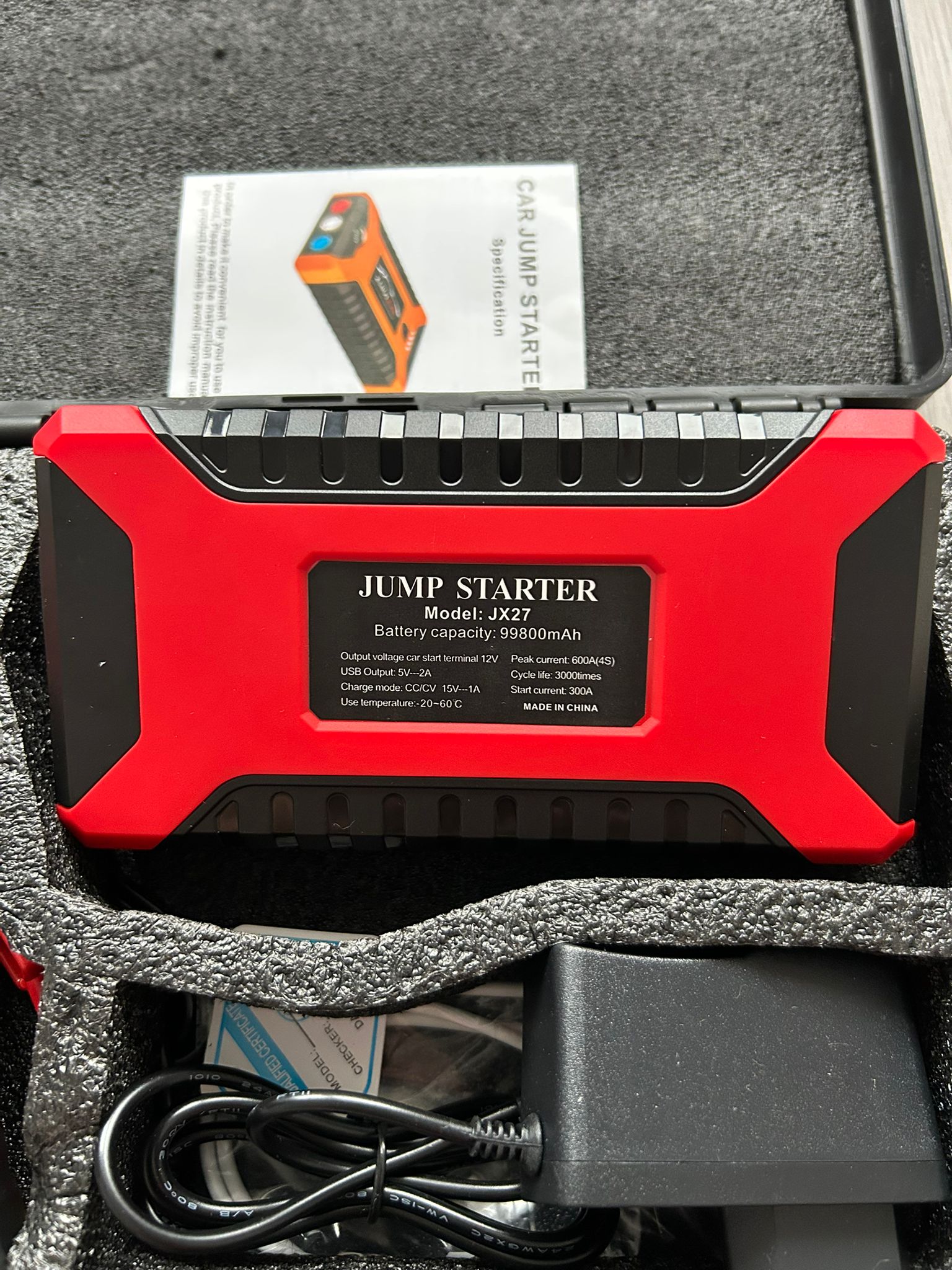 Starter Auto Multifuncțional Jump Starter Power Bank 99800 mAh