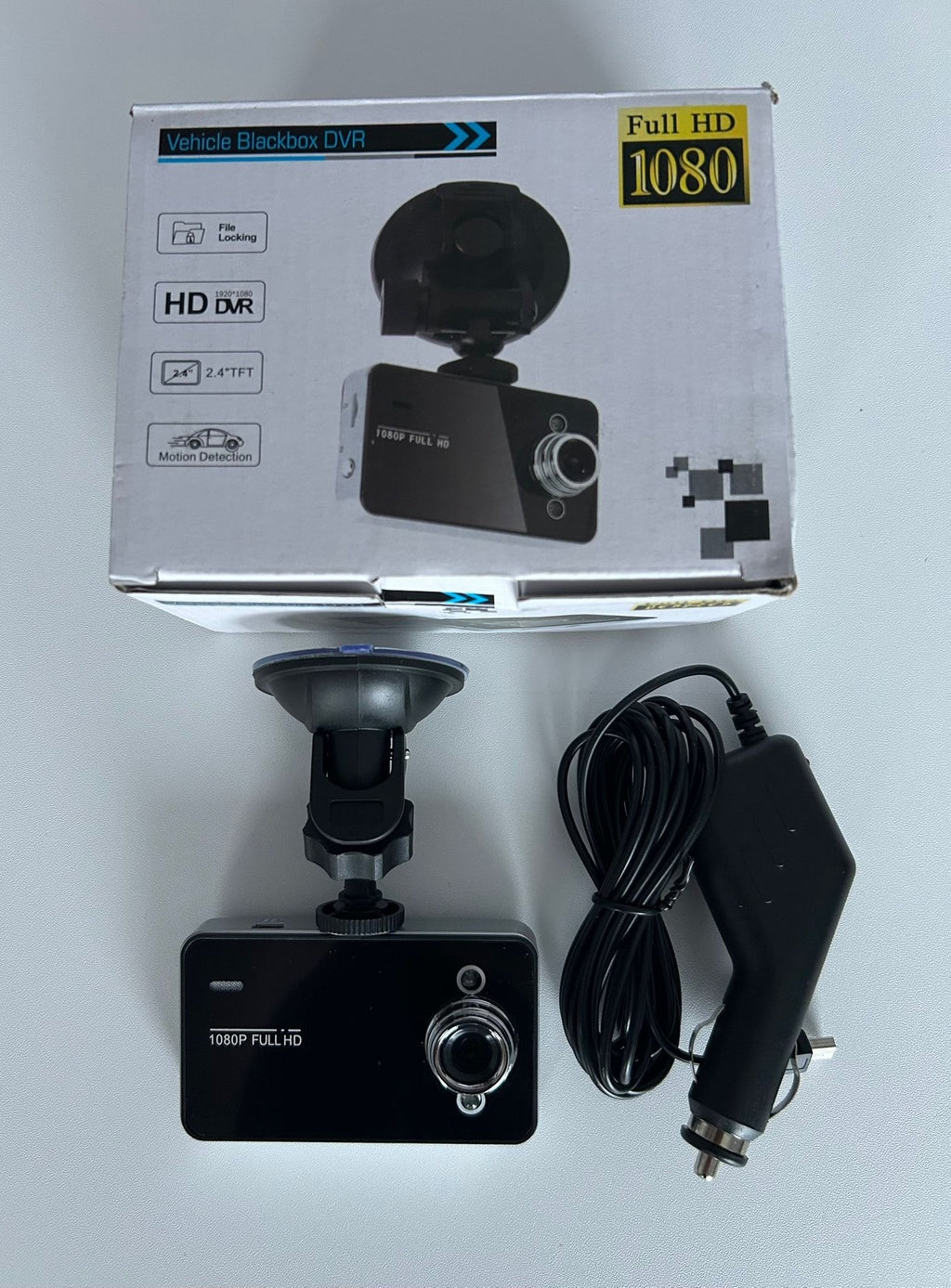 Cameră Auto DVR Full HD 1080P – Dashcam cu Ecran 2.4” TFT
