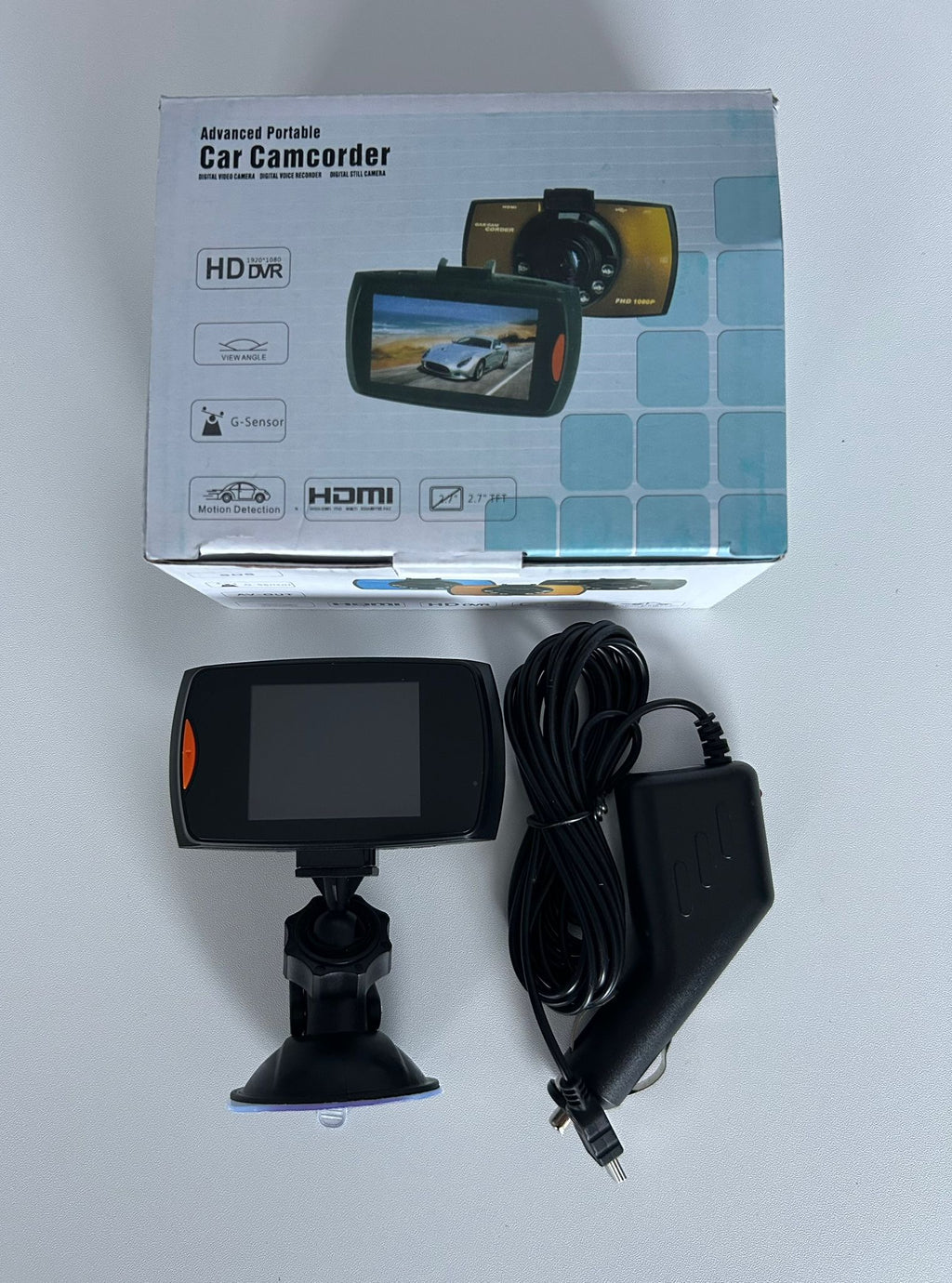 Cameră Auto DVR Full HD 1080P – Dashcam cu Ecran 2.4”