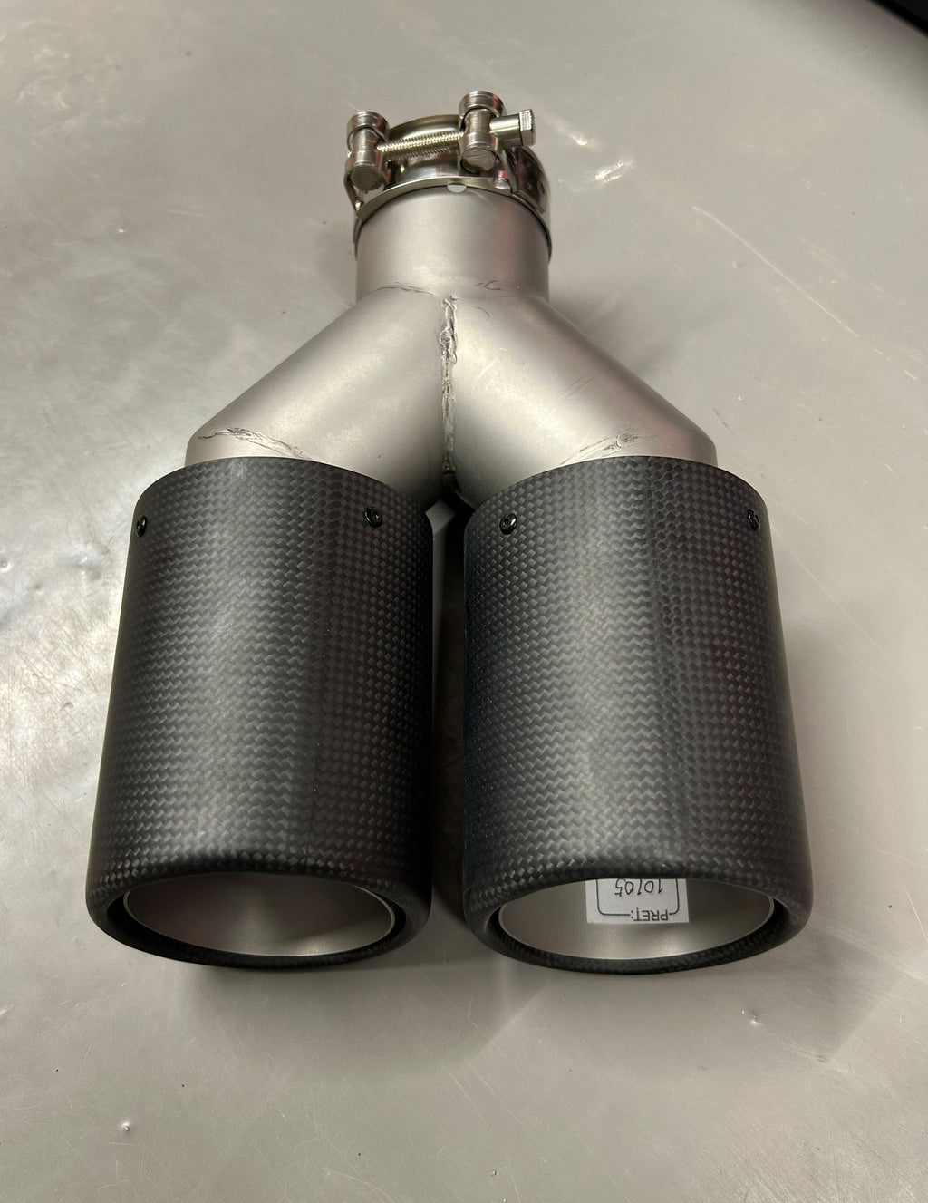 Ornament Evacuare Dublă Sport Raistar Racing Carbon Look