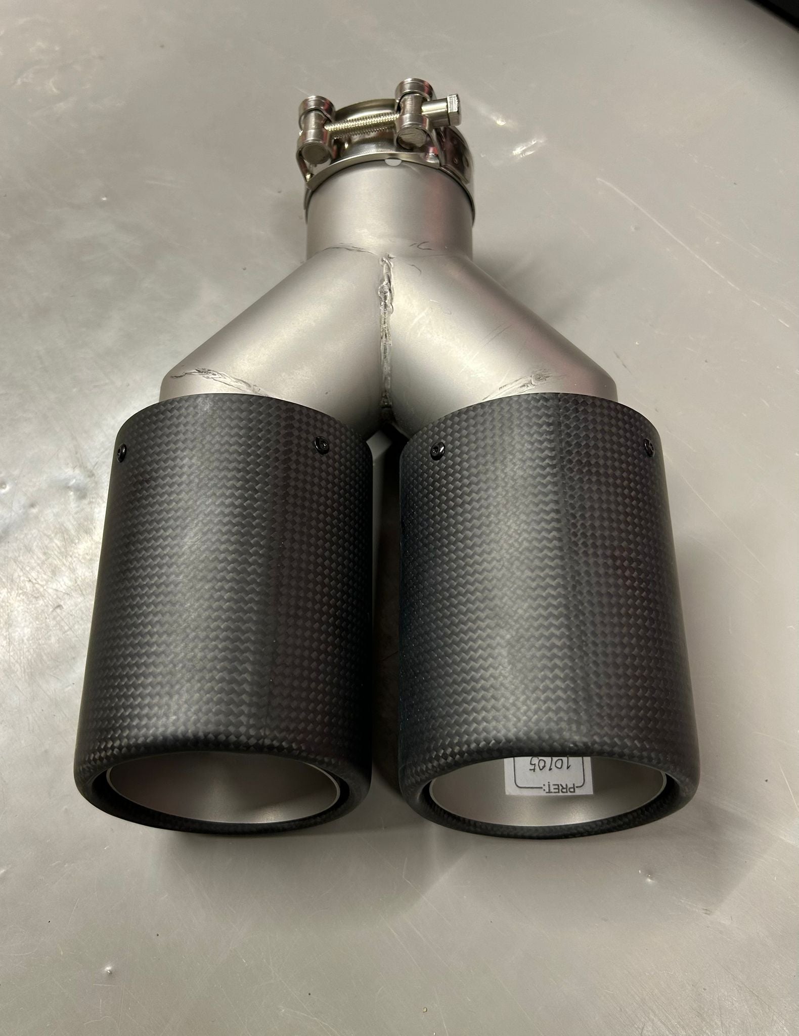 Ornament Evacuare Dublă Sport Raistar Racing Carbon Look