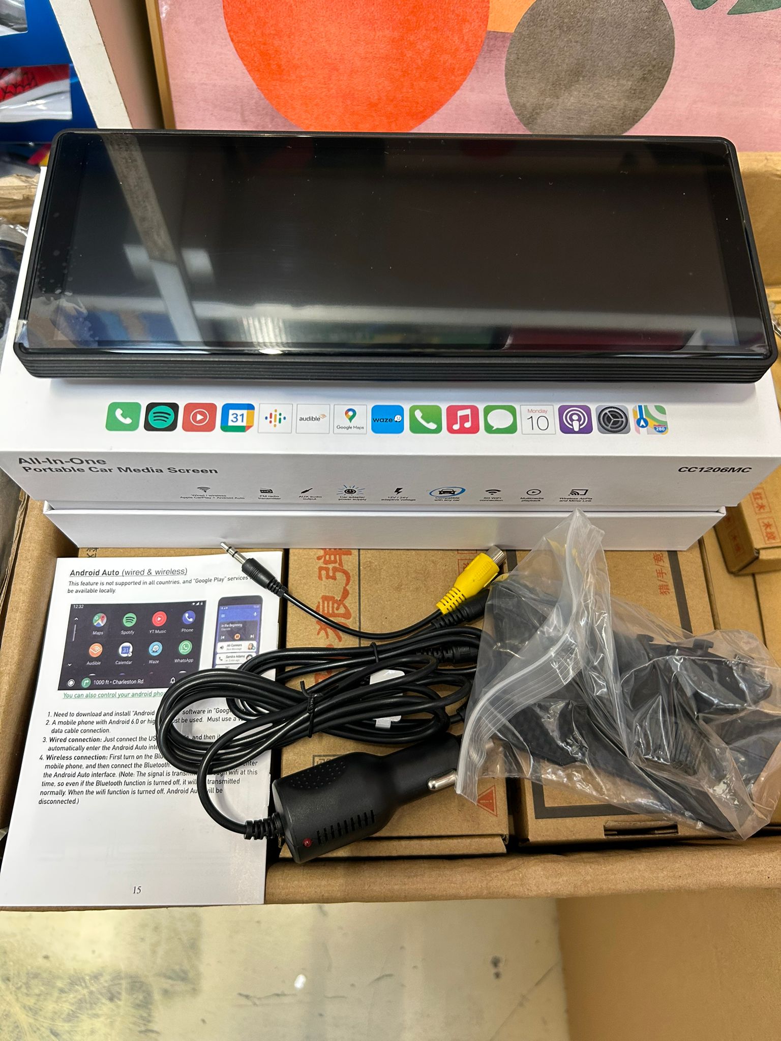 Navigație Auto Multimedia 10 inch – Apple CarPlay & Android Auto Wireless