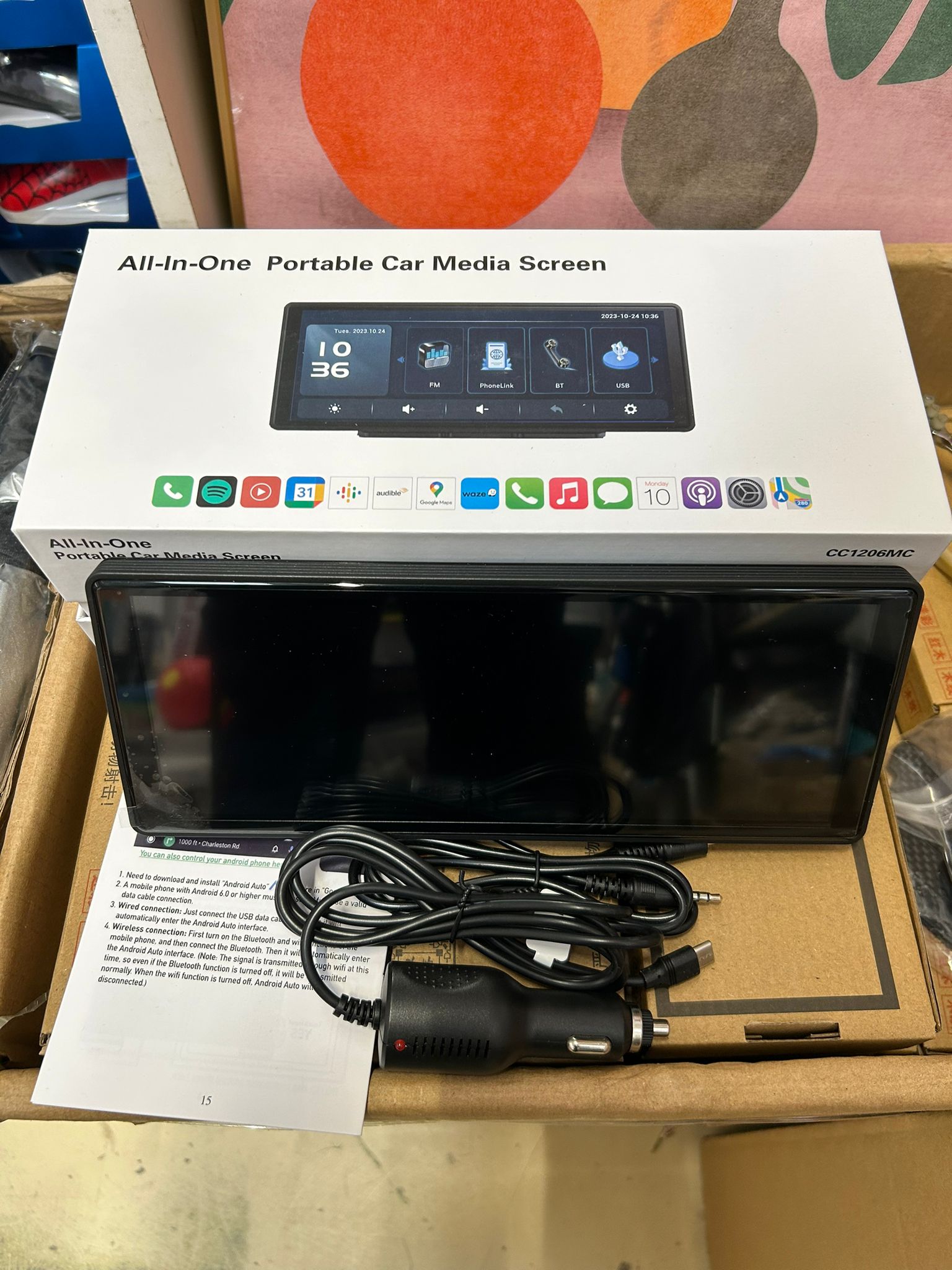 Navigație Auto Multimedia 10 inch – Apple CarPlay & Android Auto Wireless