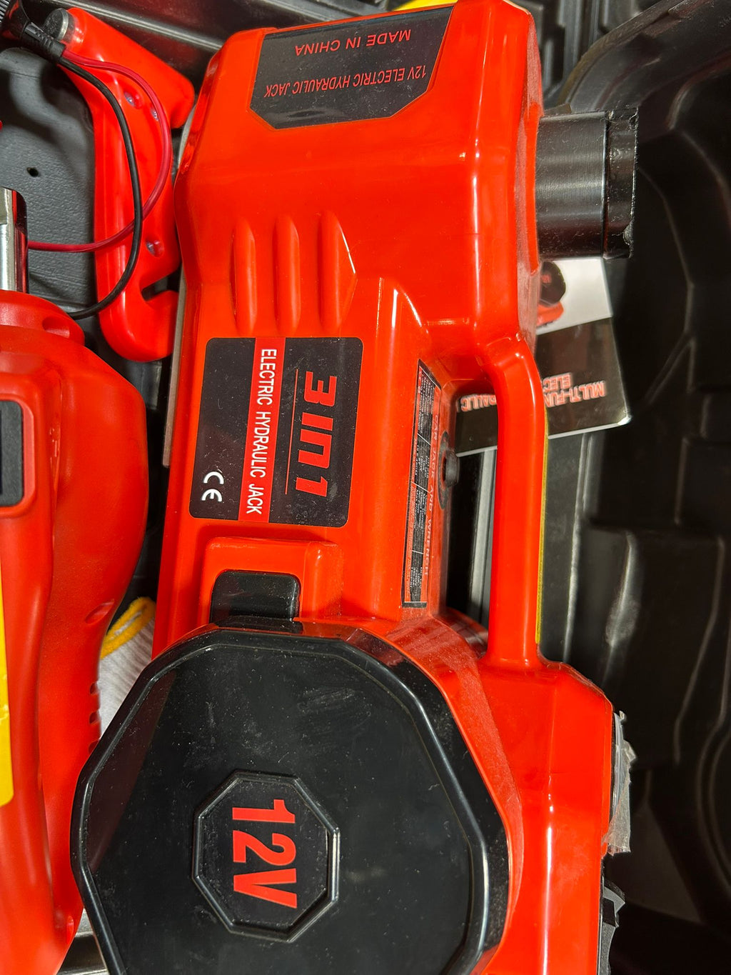 Cric Electric Hidraulic 5 Tone cu Compresor și Cheie Electrica