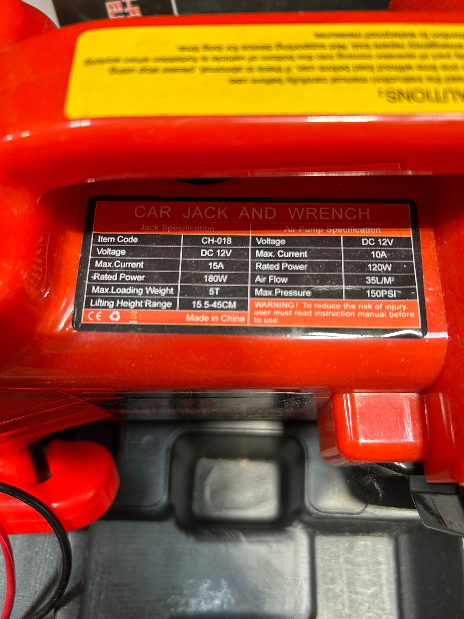 Cric Electric Hidraulic 5 Tone cu Compresor și Cheie Electrica