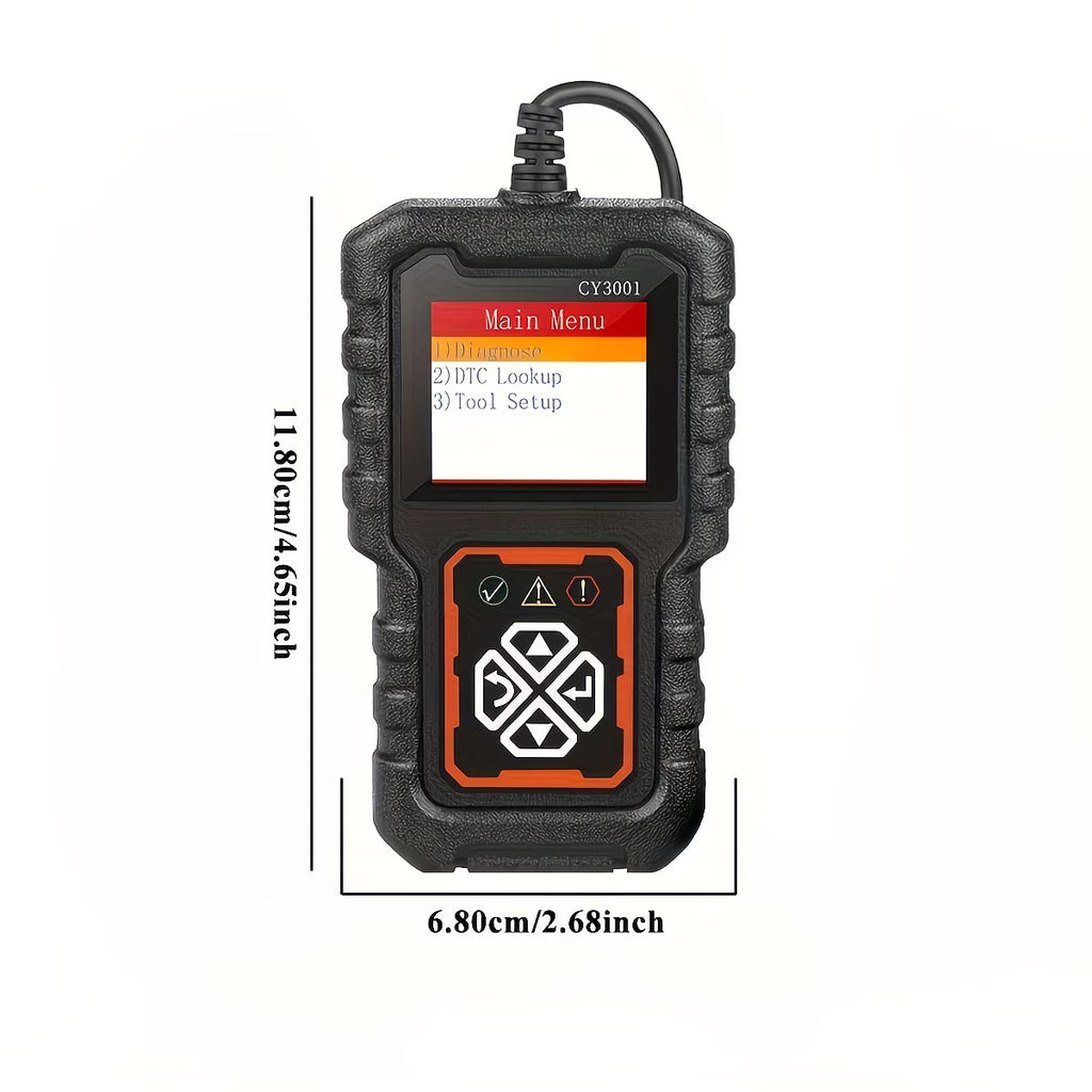 Tester Diagnoză Auto OBD2 CY3001 – Scanner Auto Profesional